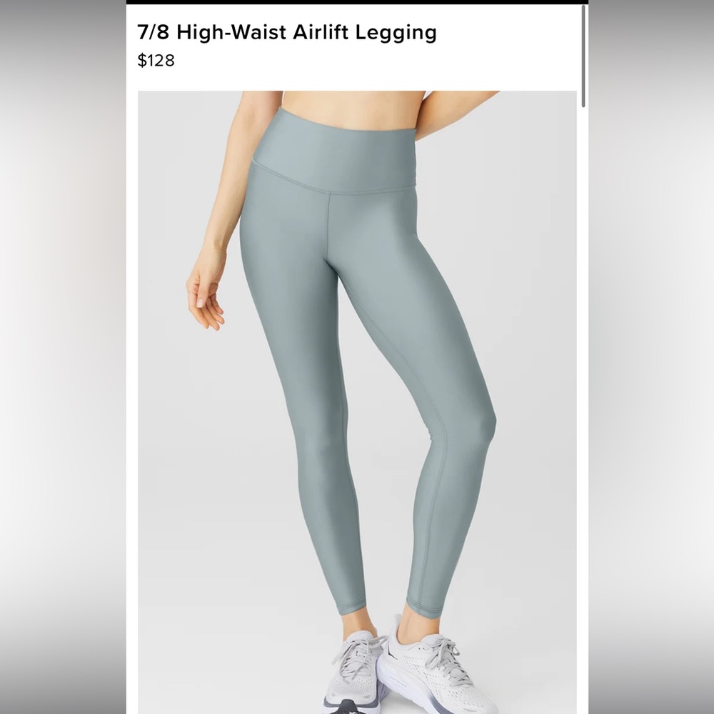 All Airlift 7/8 Legging Cosmic Gray Size Small